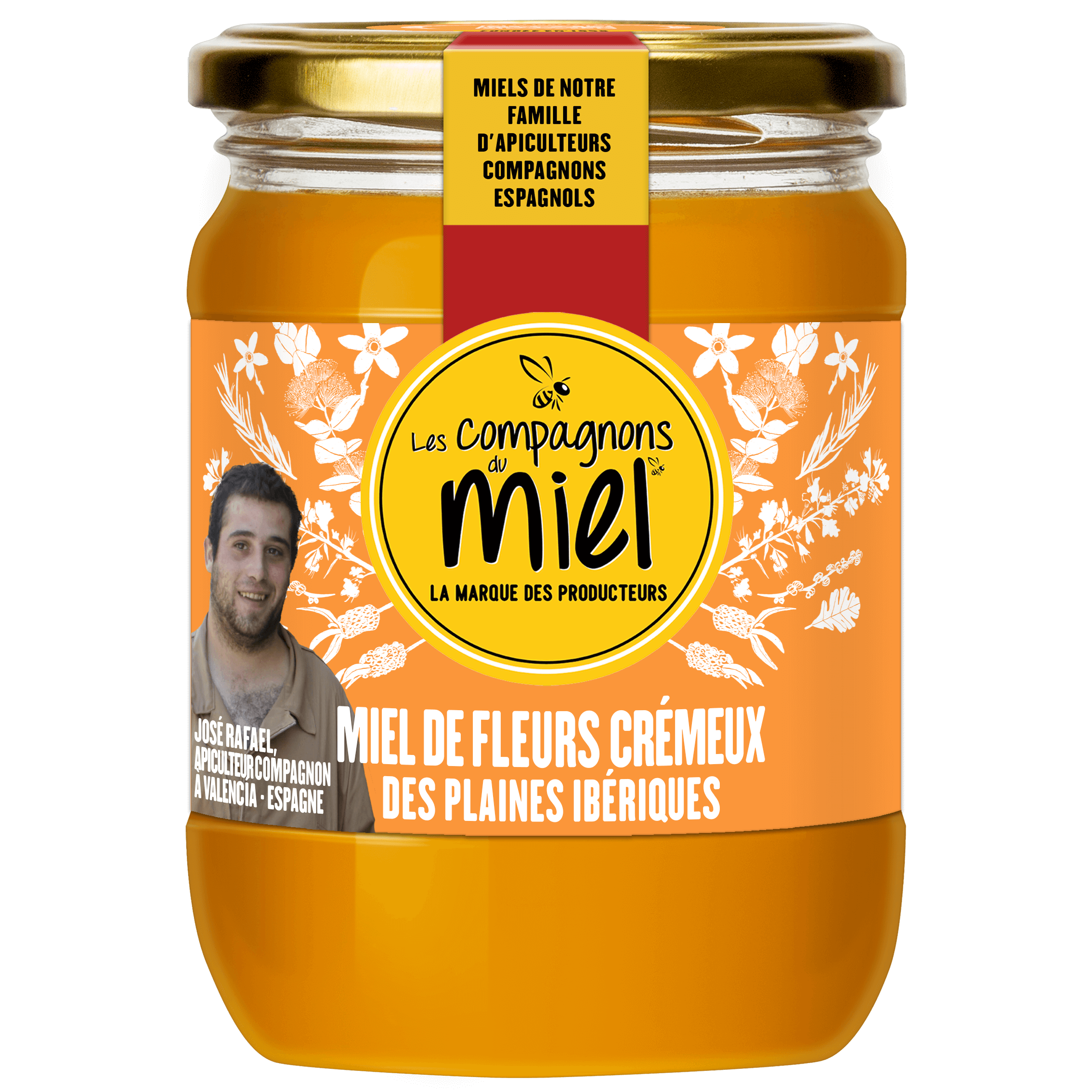Miel de Fleurs Crémeux des Plaines Ibériques - Les compagnons du miel