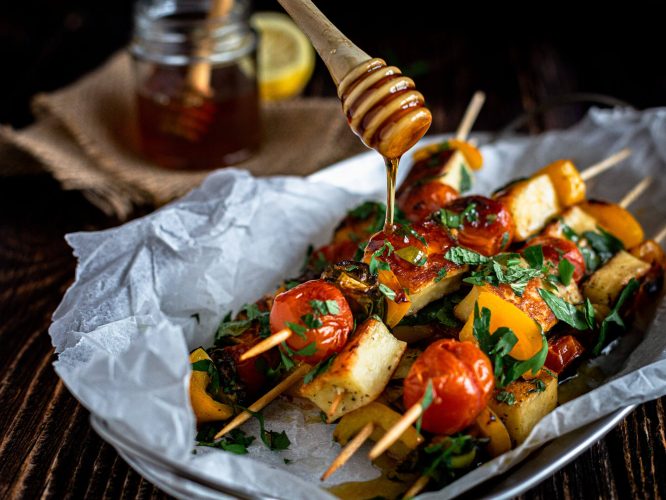 Brochettes d'Halloumi