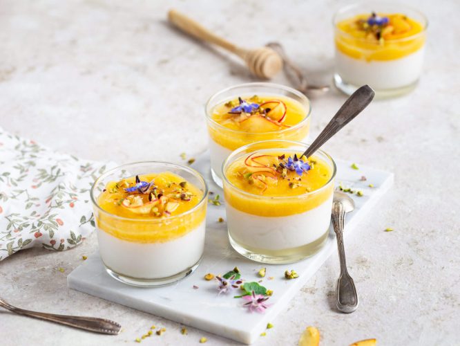 Panna cottas brugnons